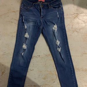 Distressed Skinny Jeans